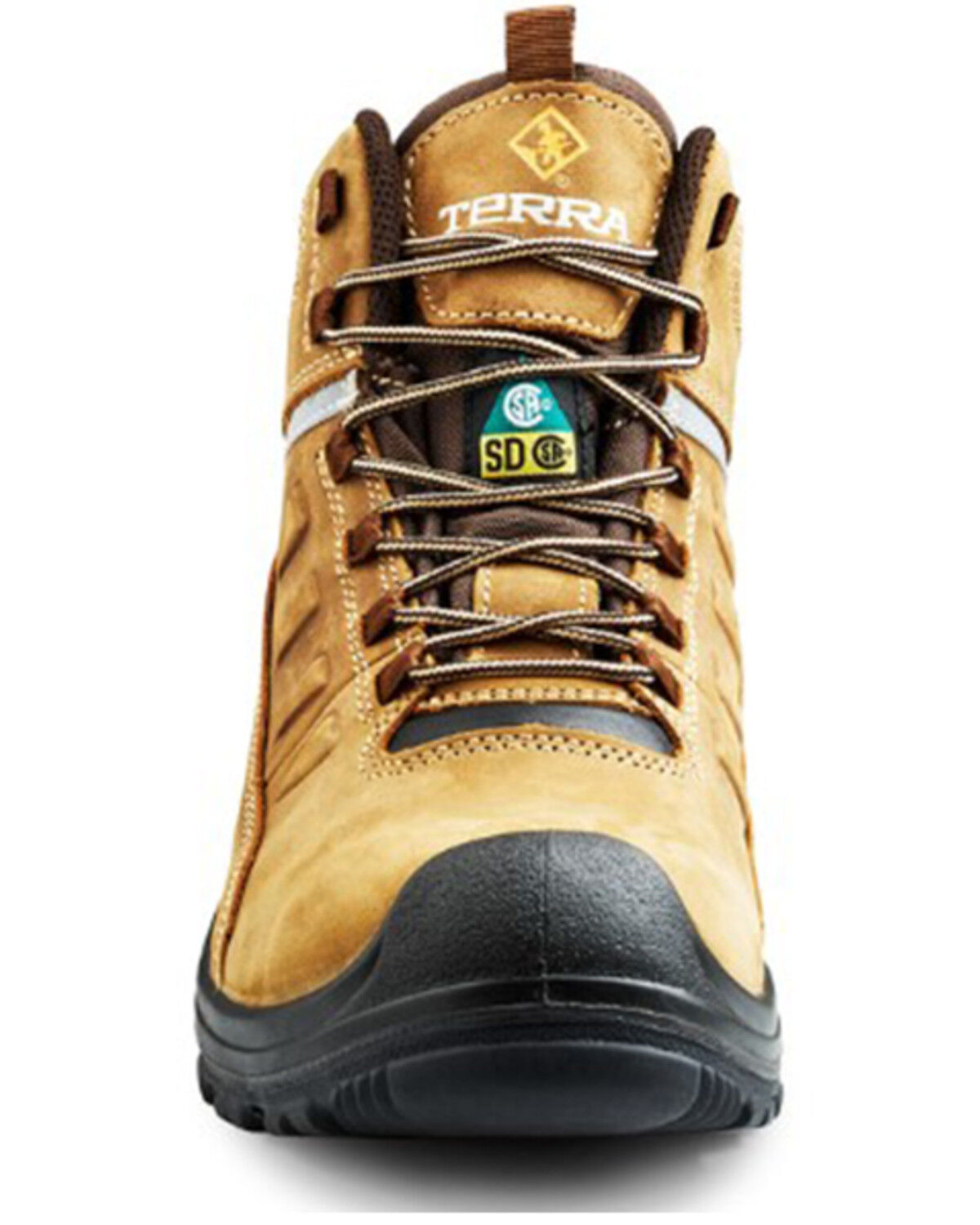 Image #4 - Kodiak Men's Findlay 6" Lace-Up Waterproof Work Boots - Composite Toe, Medium Brown, hi-res