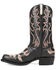 Image #3 - Dan Post Men's Exotic Snake Western Boots - Round Toe, Black, hi-res