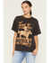 Image #1 - Wrangler Retro Women's Long Live Cowboys Short Sleeve Graphic Tee, Black, hi-res