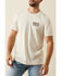 Image #2 - Ariat Men's Buckle Flag Patriot Short Sleeve Graphic T-Shirt, Light Grey, hi-res