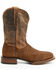 Image #2 - Dan Post Men's Snyder Western Boots - Broad Square Toe, Brown, hi-res