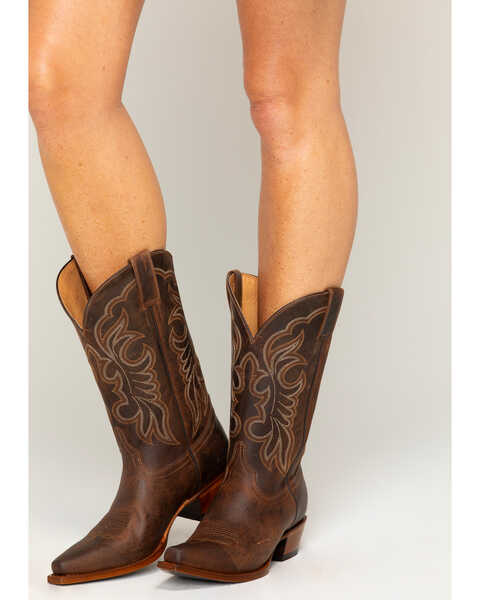 Shyanne Women's Loretta Western Boots - Snip Toe, Tan, hi-res