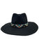 Image #1 - Nikki Beach Women's Mirador Wool Western Fashion Hat, Black, hi-res