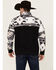 Image #4 - Hooey Men's Stevie Southwestern Block 1/4 Snap Pullover, Black, hi-res