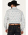 Rough Stock by Panhandle Men's Novelty Print Long Sleeve Snap Western Shirt, Grey, hi-res
