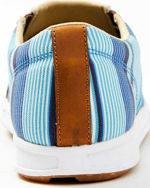 Image #5 - RANK 45® Women's Multi Stripe Casual Shoe - Round Toe, Blue, hi-res