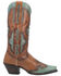 Image #2 - Dan Post Women's Taryn Western Boots - Snip Toe, Tan, hi-res