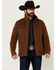 Image #1 - Rock & Roll Denim Men's Solid Twill Zip-Up Jacket, Camel, hi-res