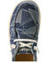 Image #4 - Ariat Women's Hilo Denim Print Casual Shoes - Moc Toe, Blue, hi-res