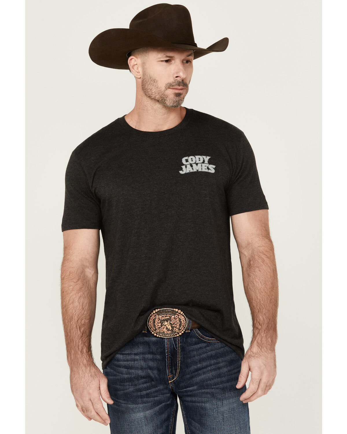 Image #3 - Cody James Men's Ace Skull Short Sleeve Graphic T-Shirt, Black, hi-res
