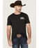 Image #3 - Cody James Men's Ace Skull Short Sleeve Graphic T-Shirt, Black, hi-res