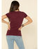 Ranch Dress'n Women's Keep Walkin Cowboy Graphic Tee , Wine, hi-res
