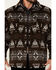Image #3 - Outback Trading Co. Men's Brown Hudson Southwestern Print Long Sleeve Heavy Snap Western Shirt, Brown, hi-res