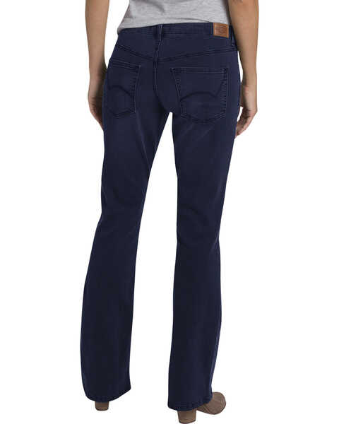Image #1 - Women's Dickies Perfect Shape Stretch Denim Bootcut Jeans, Indigo, hi-res