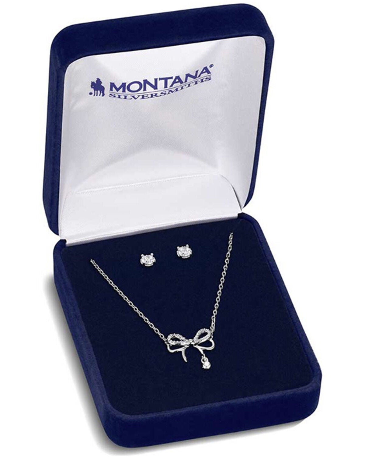 Image #3 - Montana Silversmiths Women's Sweetheart Jewelry Set - 2 Piece, Silver, hi-res