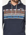 Image #3 - RANK 45® Men's Border Striped Print Hooded Sweatshirt, Multi, hi-res
