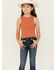 Image #1 - Fornia Girls' High Neck Tank Top, Rust Copper, hi-res