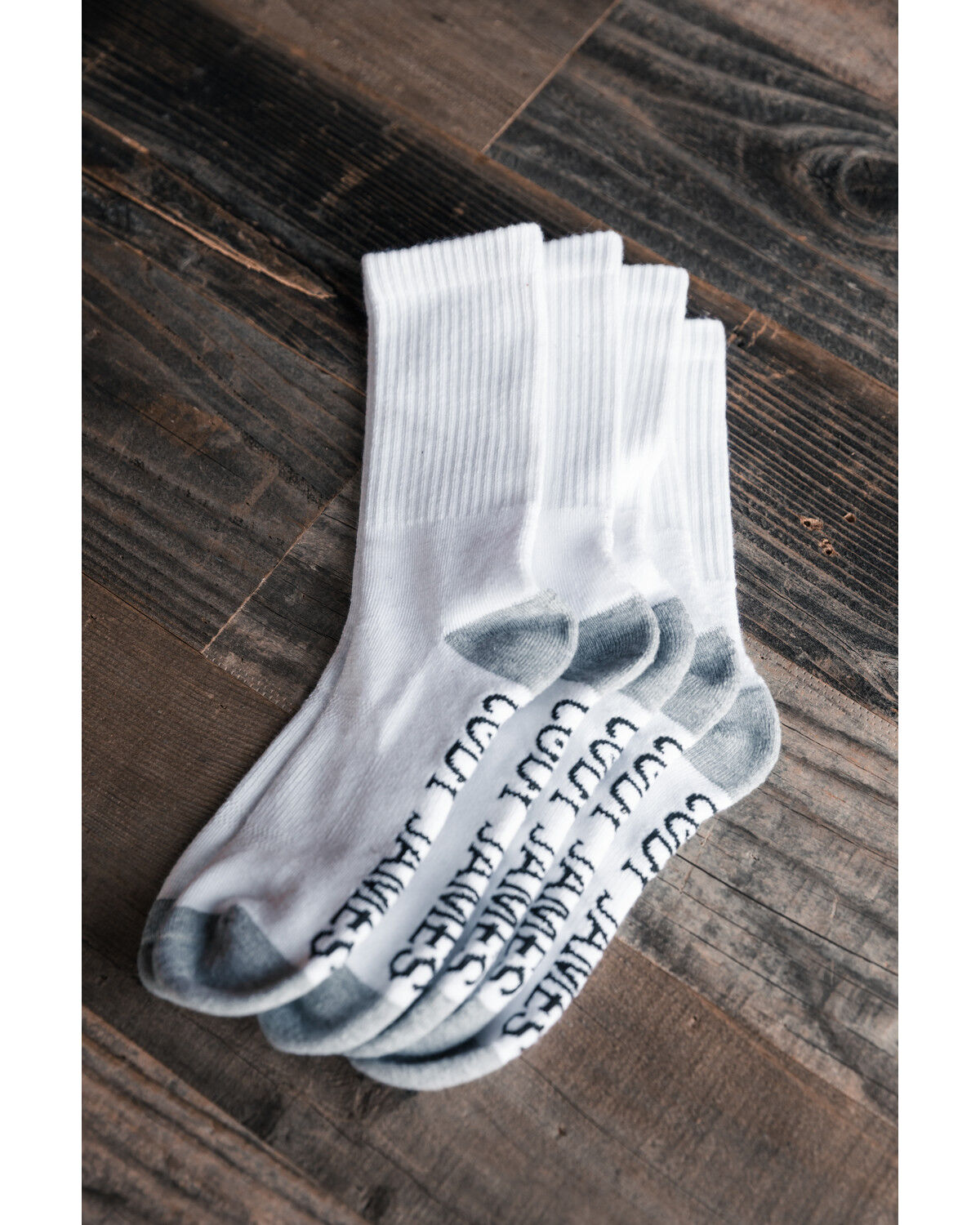 Image #1 - Cody James Men's Crew Socks - 3 Pack, White, hi-res