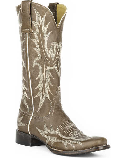 Stetson Women's Jordan Gray Horick Western Boots - Snip Toe, Grey, hi-res