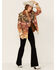 Double D Ranch Women's Serape Embroidered Blanket Jacket, Multi, hi-res