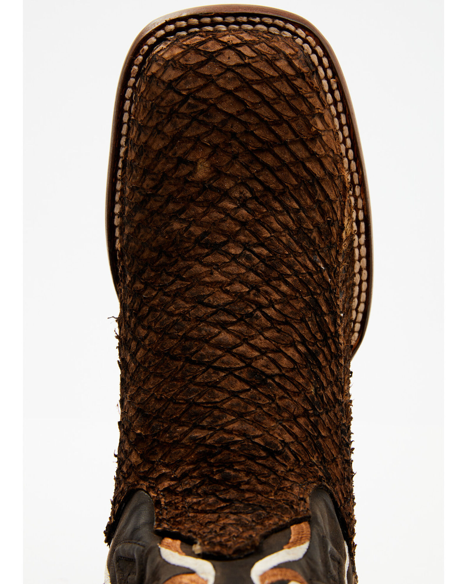 Dan Post Women s Exotic Sea Bass Western Boots Broad Square Toe Sheplers