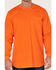 Image #3 - Hawx Men's FR Pocket Long Sleeve Work T-Shirt , Orange, hi-res