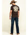 Image #5 - Wrangler Retro Men's Boot Barn Exclusive Phillips Dark Relaxed Bootcut Jeans , Blue, hi-res