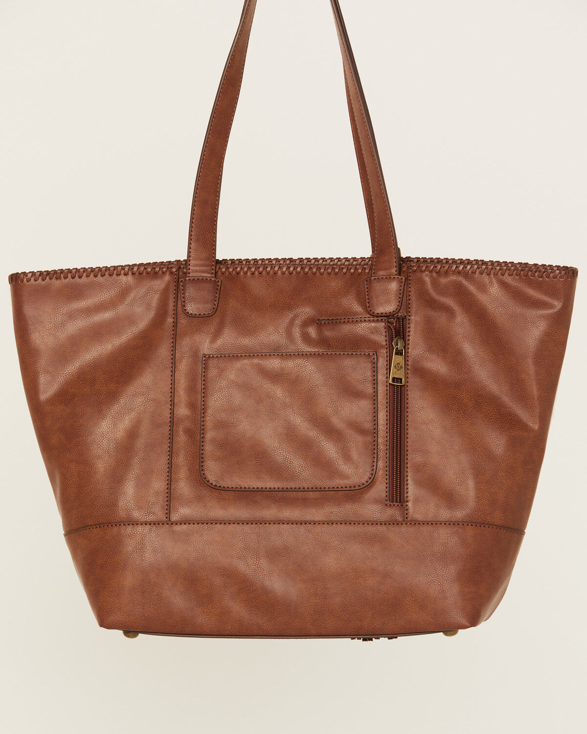 Image #2 - Shyanne Women's Hair On Tooled Concealed Carry Tote, Brown, hi-res