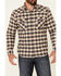 Image #3 - Pendleton Men's Navy Wyatt Small Plaid Long Sleeve Snap Western Shirt, Navy, hi-res