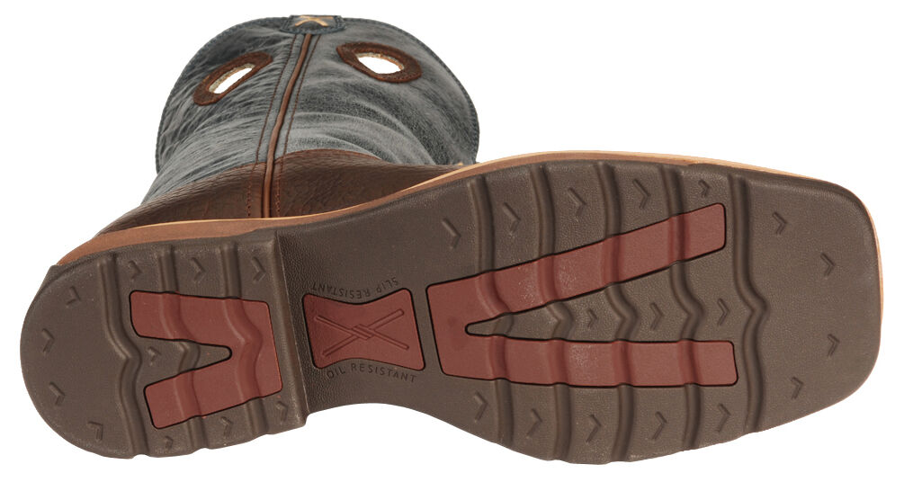 slip on cowboy work boots