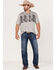 RANK 45 Men's Sunfisher Chest Stripe Short Sleeve Polo Shirt , Grey, hi-res