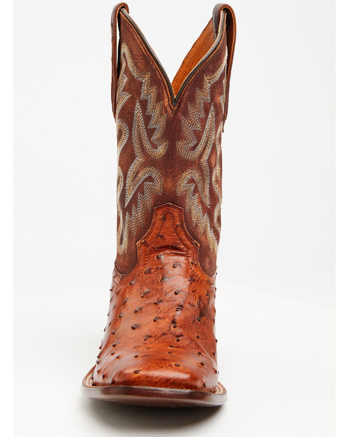 Image #4 - Cody James Men's Montana Exotic Caiman Western Boots - Broad Square Toe, Cognac, hi-res