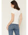 Image #4 - Blue Life Women's Lana Basic Lace V Neck Shirt, White, hi-res
