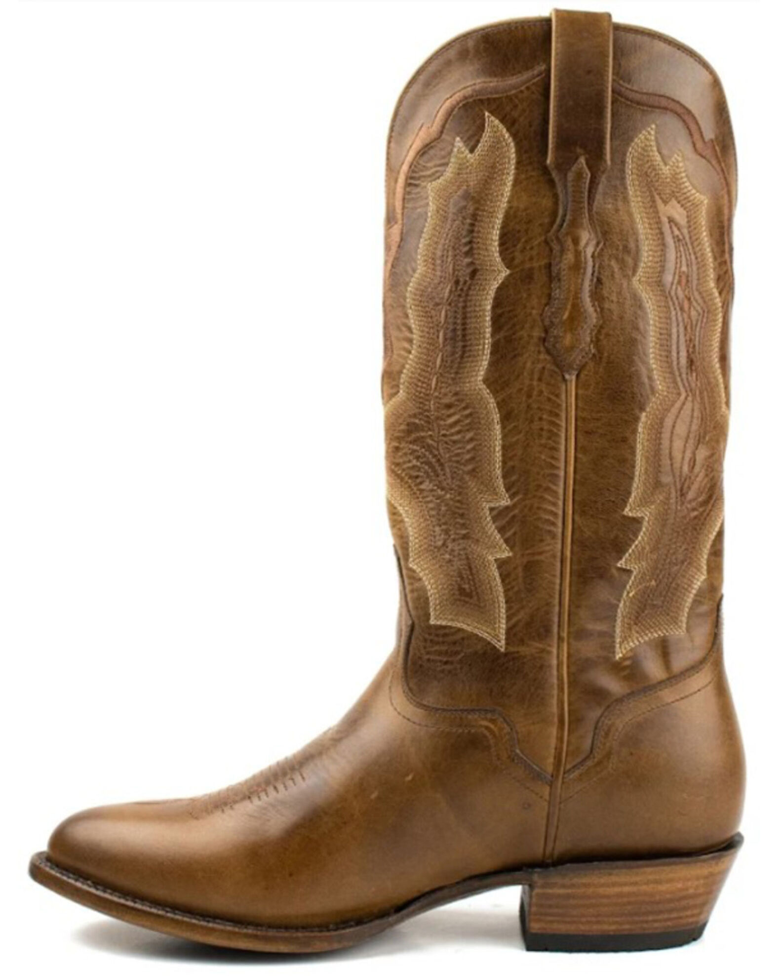El Dorado Men s Embroidered Design Western Boots Round Toe Sheplers