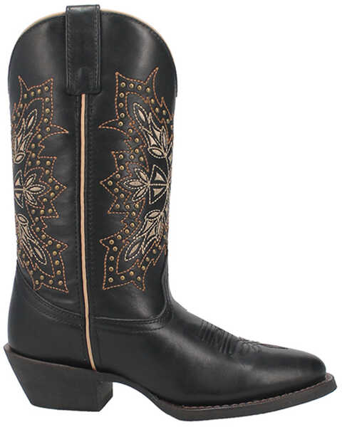 Image #2 - Laredo Women's Journee Western Boots - Medium Toe , Black, hi-res