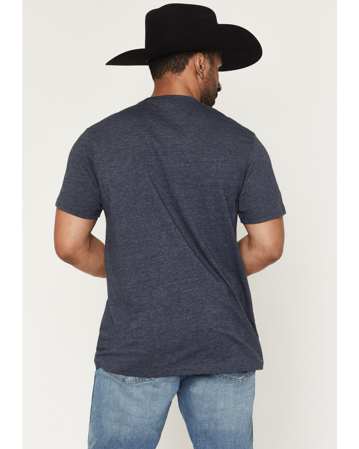 Image #4 - Wrangler Men's Americana Logo Short Sleeve Graphic T-Shirt, Navy, hi-res