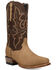 Image #1 - Dan Post Men's Ironhide Hippopotamus Print Western Boots - Square Toe, Tan, hi-res