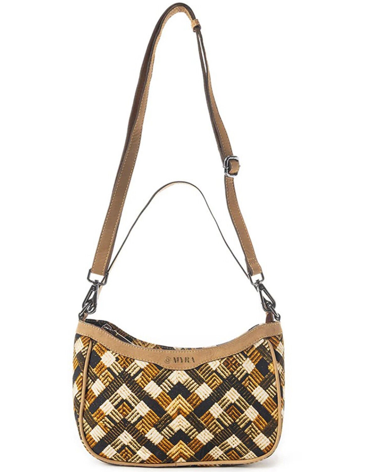 Myra Bag Women's Harvest Chevron Crossbody Bag, Multi, hi-res