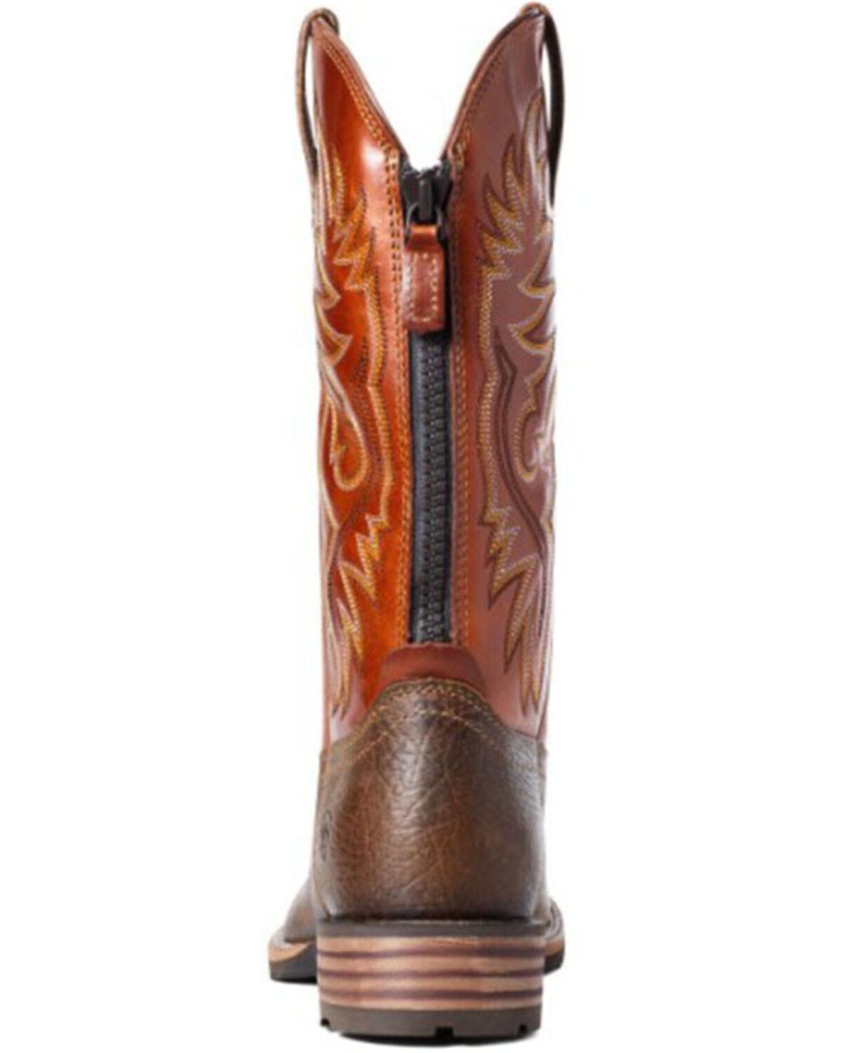 Image #3 - Ariat Men's Hybrid Big Boy Western Work Boots - Square Toe, Brown, hi-res