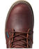 Ariat Men's Rusted Copper Rebar Wedge 6" H20 Soft Work Boot - Round Toe , Brown, hi-res