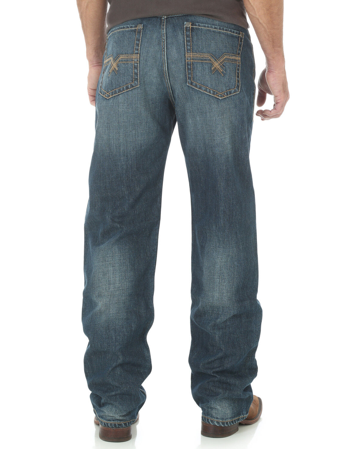 Image #2 - Wrangler 20X Men's No.33 Extreme Relaxed Fit Straight Jeans, Indigo, hi-res