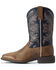 Image #2 - Ariat Men's Spruce Holder Western Performance Boots - Broad Square Toe, Brown, hi-res