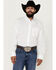 Ariat Men's Winkle Free  Long Sleeve Button Down Western Shirt , White, hi-res