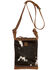 STS Ranchwear Women's Classic Hair On Cowhide Crossbody Bag, Black, hi-res