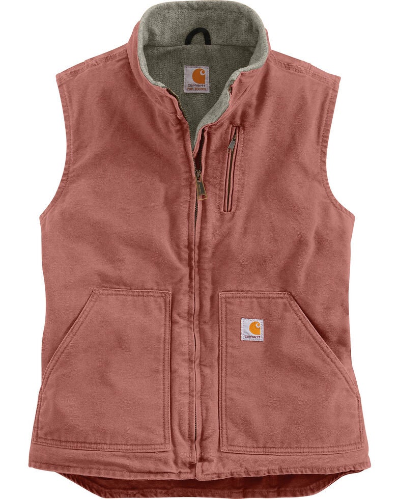 Download Carhartt Women's Mauve Sandstone Mock-Neck Vest | Sheplers