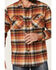 Image #3 - Pendleton Men's Burnside Plaid Print Long Sleeve Button-Down Flannel Shirt, Red, hi-res