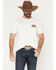 Image #2 - Wrangler Men's Cowboy Desert Short Sleeve Graphic T-Shirt, White, hi-res