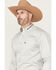 Image #2 - Ariat Men's Team Logo Twill Solid Long Sleeve Button-Down Western Shirt, Light Grey, hi-res