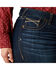 Image #4 - Ariat Women's Lizzie Dark Wash Mid Rise Trouser Stretch Denim Jeans - Plus, Dark Wash, hi-res