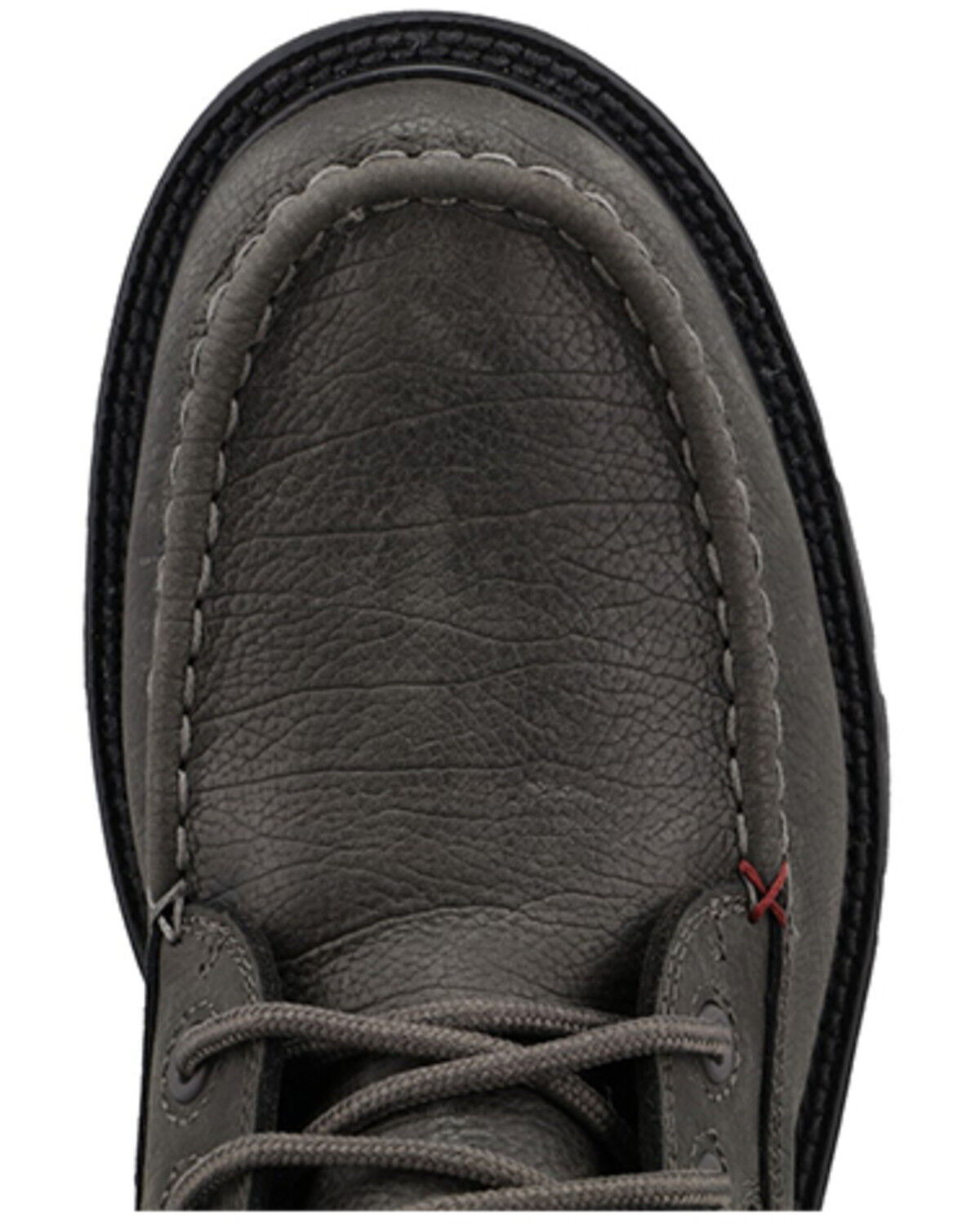 Image #6 - Twisted X Men's 6" Lace-Up Moc Work Boots - Soft Toe, Steel, hi-res